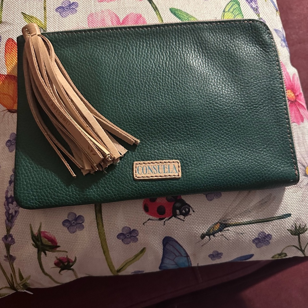 Consuela Lshape clutch